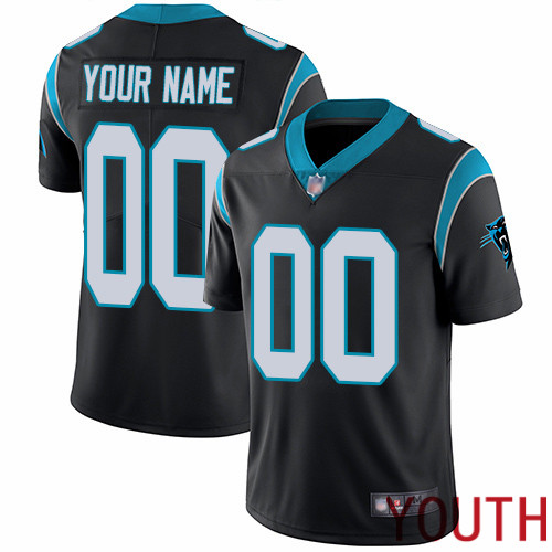 Limited Black Youth Home Jersey NFL Customized Football Carolina Panthers Vapor Untouchable->customized nfl jersey->Custom Jersey